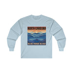 Load image into Gallery viewer, North Carolina - Blue Ridge Bliss Tee, North Carolina State Vibes, Moving to North Carolina, North Carolina Travel Gift, Football Long
