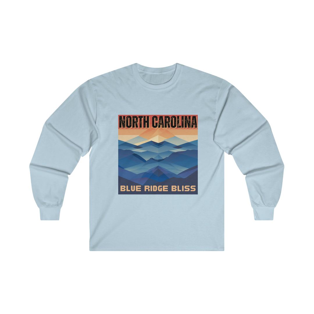 North Carolina - Blue Ridge Bliss Tee, North Carolina State Vibes, Moving to North Carolina, North Carolina Travel Gift, Football Long