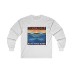 Load image into Gallery viewer, North Carolina - Blue Ridge Bliss Tee, North Carolina State Vibes, Moving to North Carolina, North Carolina Travel Gift, Football Long
