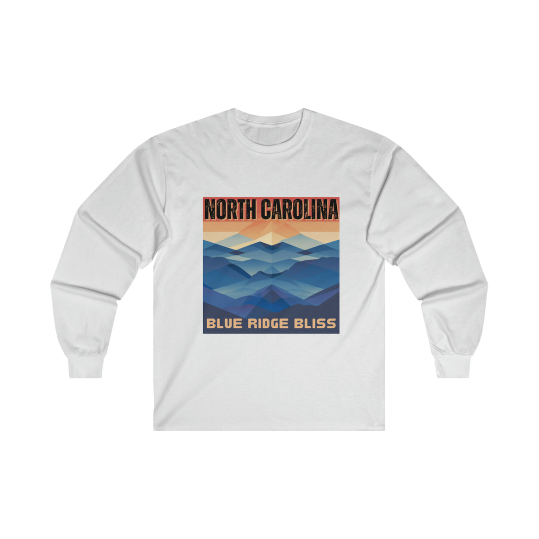 North Carolina - Blue Ridge Bliss Tee, North Carolina State Vibes, Moving to North Carolina, North Carolina Travel Gift, Football Long