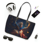 Load image into Gallery viewer, Majestic Dreams PU Leather Shoulder Bag - Red and Gold Fantasy
