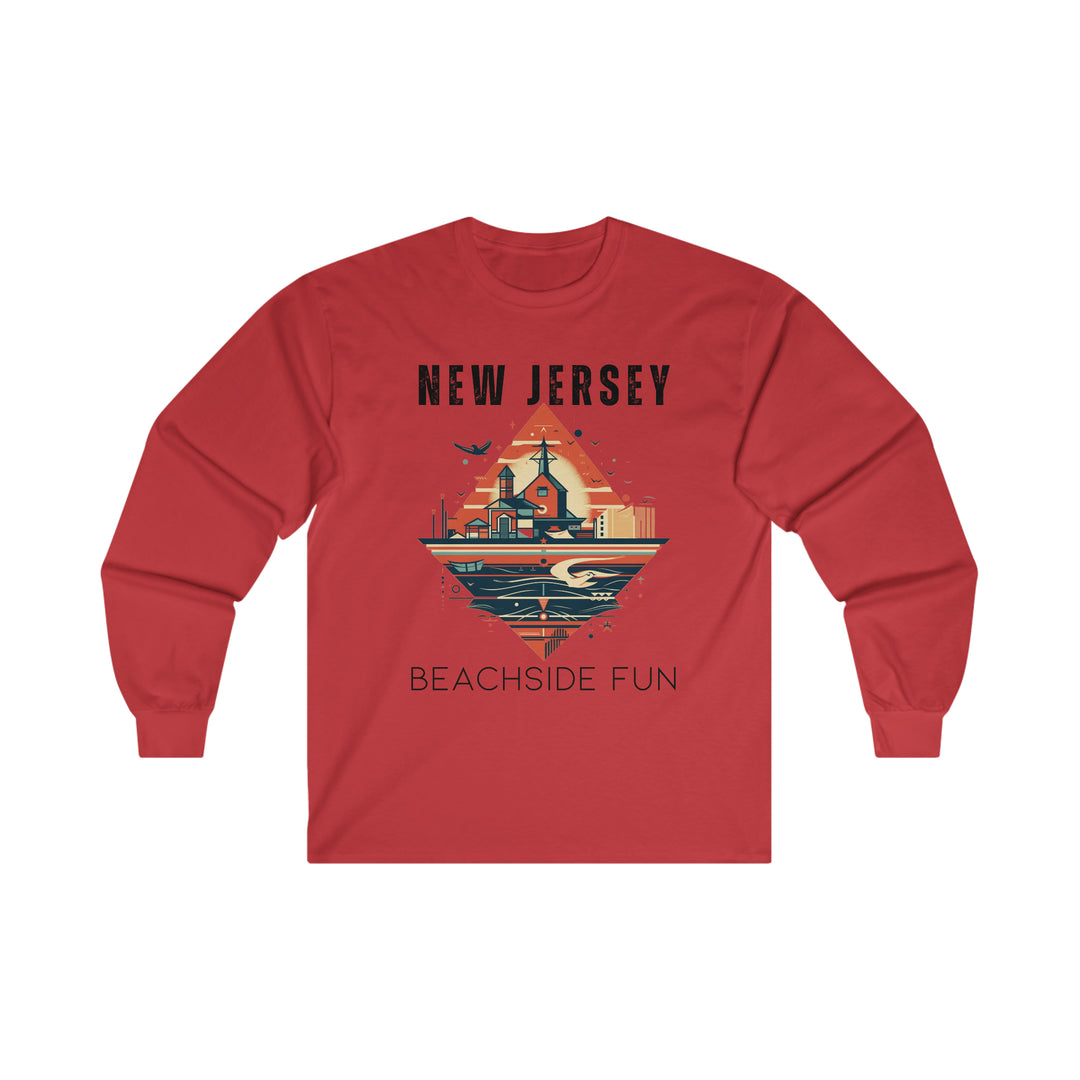 New Jersey Beachside Fun Long Sleeve T-shirt