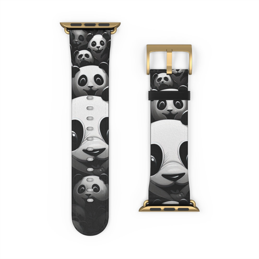 Black and White Panda Watch Band