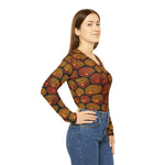 Load image into Gallery viewer, Women&#39;s Long Sleeve V-neck Shirt (AOP)
