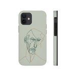 Load image into Gallery viewer, Boho Man Line Art Phone Case: A Mental Health Connection - Tough Phone Cases, Case-Mate | Line Art Phone Case | Line Art Case
