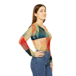 Load image into Gallery viewer, Women&#39;s Long Sleeve V-neck Shirt (AOP)
