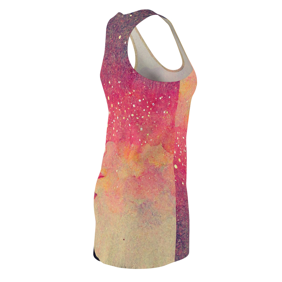 Abstract Beauty Racerback Dress- Women's Cut & Sew Racerback Dress |