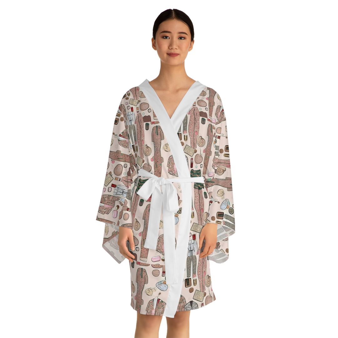 Bachelorette Party Kimono Robe for Women | Long Sleeve Kimono