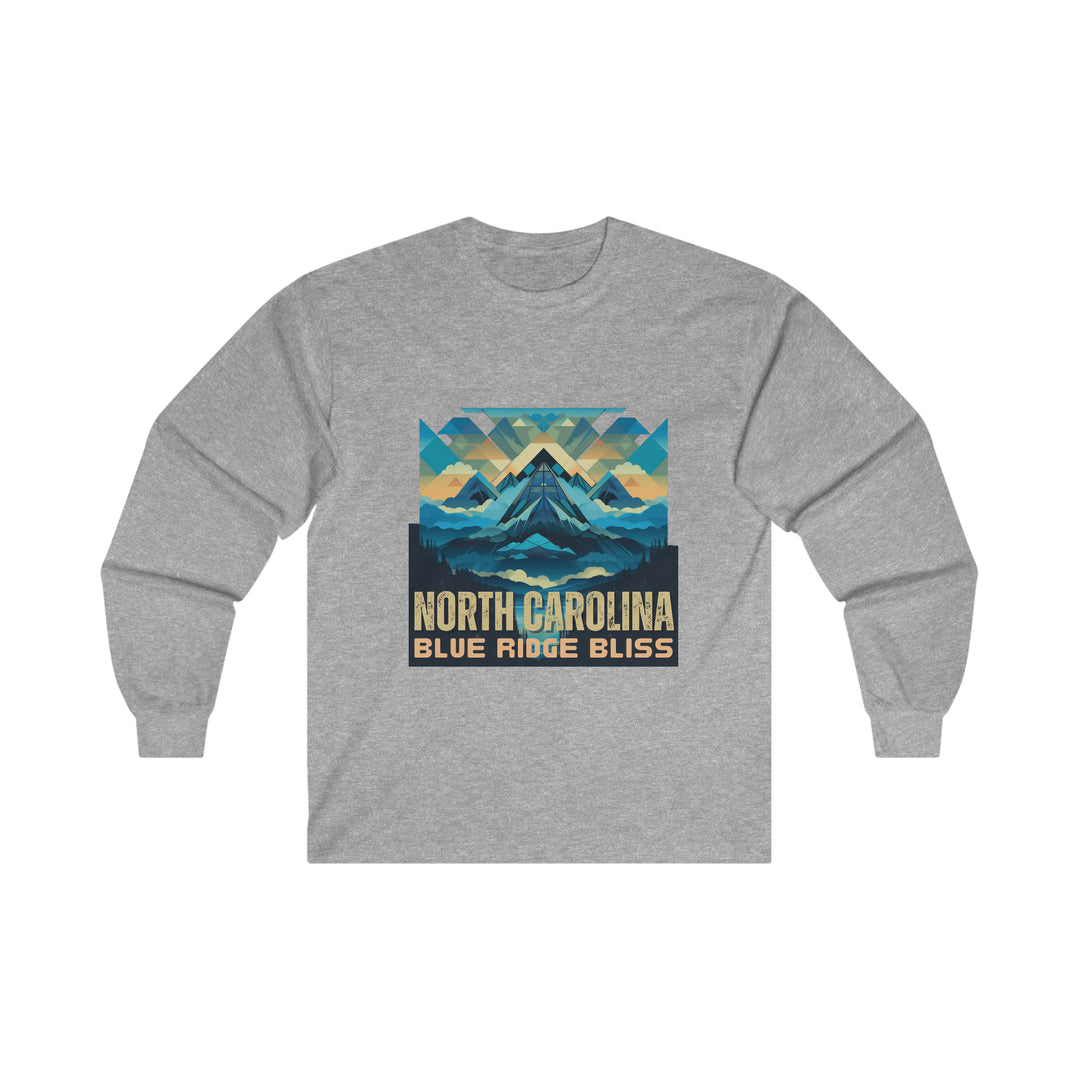 North Carolina - Blue Ridge Bliss Tee, North Carolina State Vibes, Moving to North Carolina, North Carolina Travel Gift, Football Long