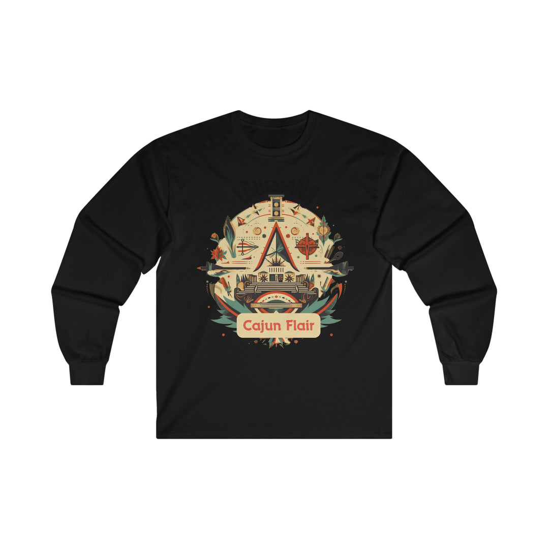 Louisiana Cajun Flair Long Sleeve T-shirt