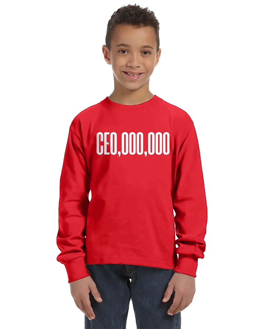 CEO,OOO,OOO  Unisex Kids Long Sleeve T-Shirt