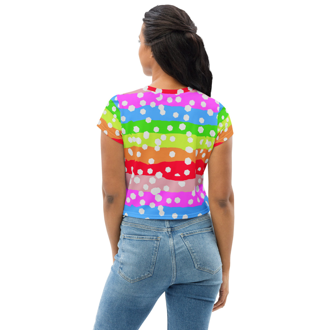 All-Over Print Crop Tee