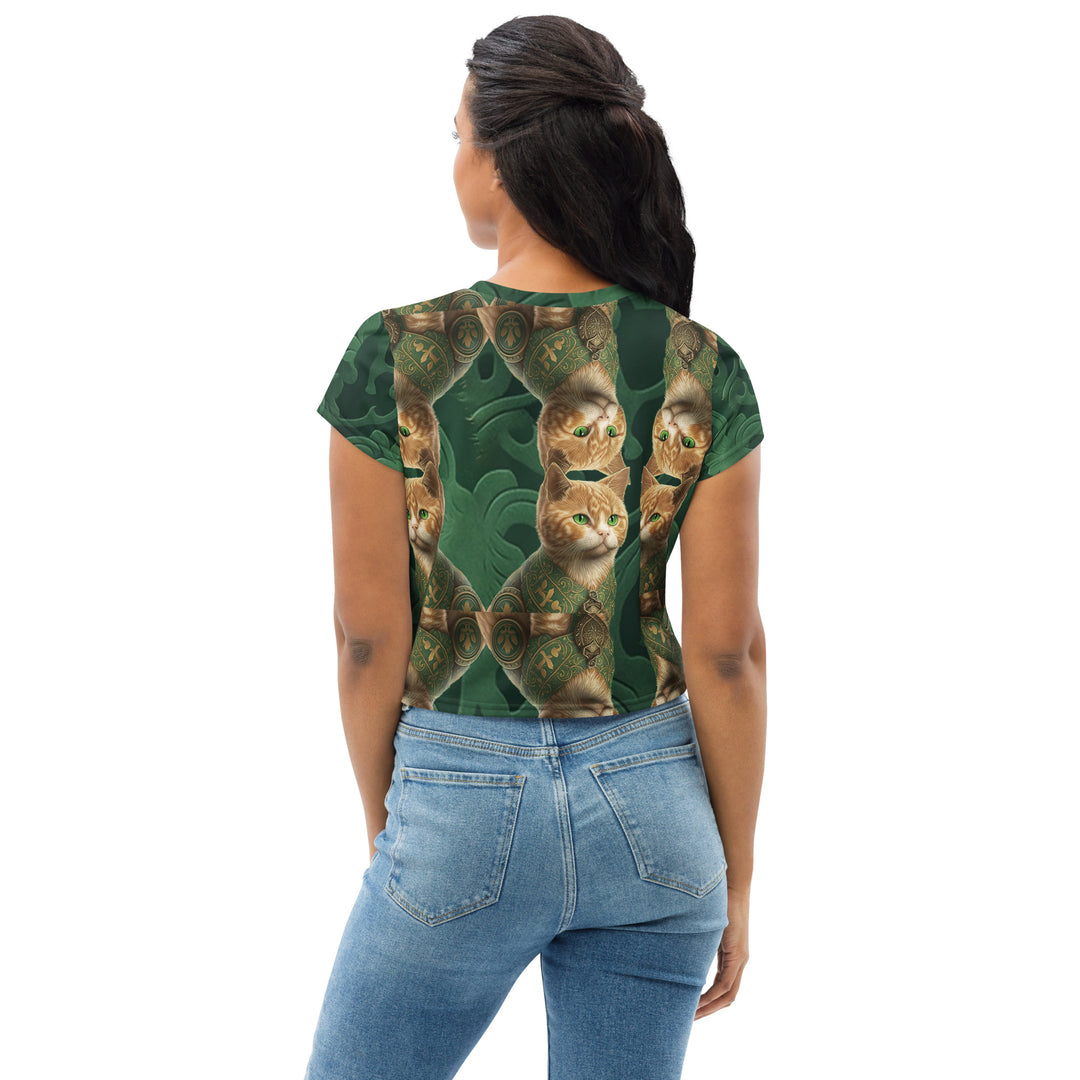 All-Over Print Crop Tee