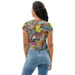 Load image into Gallery viewer, All-Over Print Crop Tee
