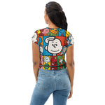 Load image into Gallery viewer, All-Over Print Crop Tee
