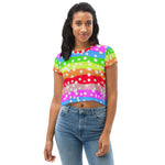 Load image into Gallery viewer, All-Over Print Crop Tee
