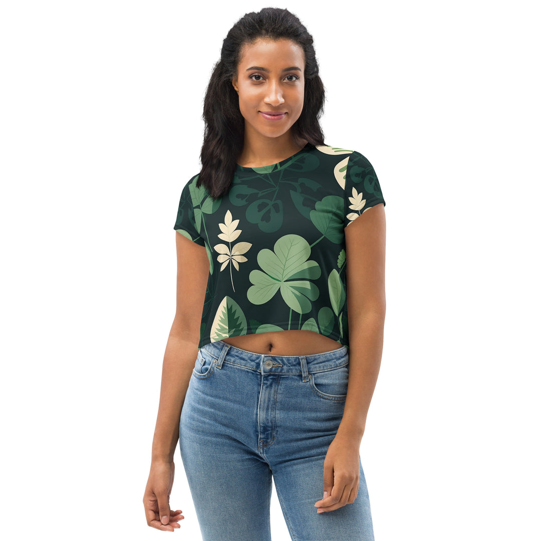 All-Over Print Crop Tee