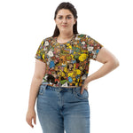 Load image into Gallery viewer, All-Over Print Crop Tee
