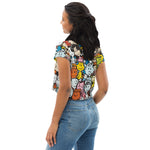 Load image into Gallery viewer, All-Over Print Crop Tee
