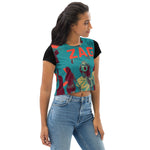 Load image into Gallery viewer, All-Over Print Crop Tee
