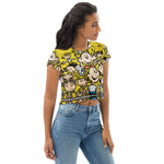 Load image into Gallery viewer, All-Over Print Crop Tee
