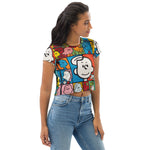 Load image into Gallery viewer, All-Over Print Crop Tee
