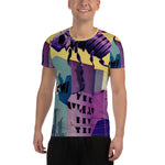 Load image into Gallery viewer, All-Over Print Men&#39;s Athletic T-shirt
