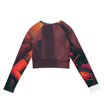 Load image into Gallery viewer, Recycled long-sleeve crop top
