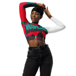 Load image into Gallery viewer, Recycled long-sleeve crop top
