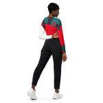 Load image into Gallery viewer, Recycled long-sleeve crop top
