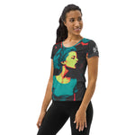 Load image into Gallery viewer, All-Over Print Women&#39;s Athletic T-shirt
