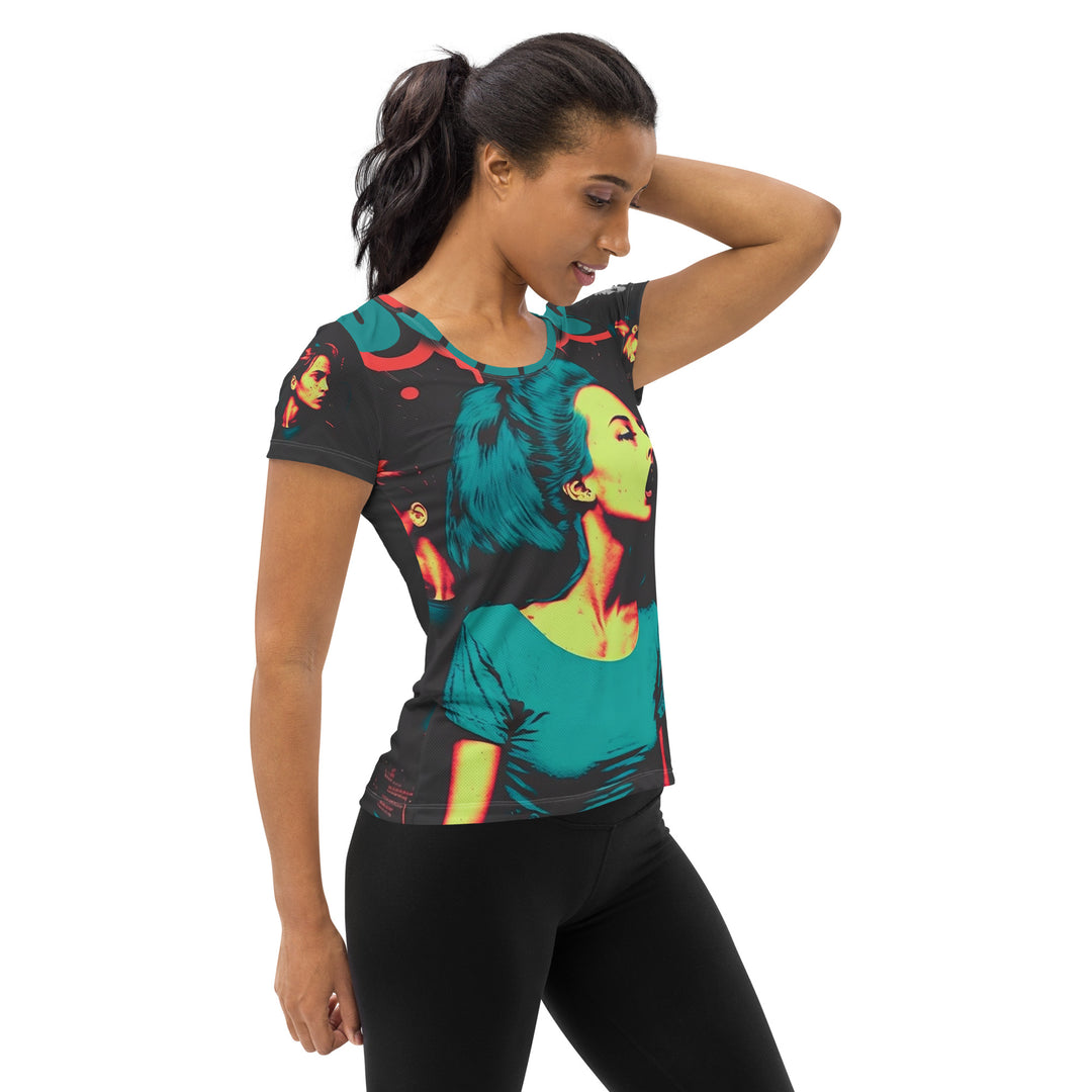 All-Over Print Women's Athletic T-shirt