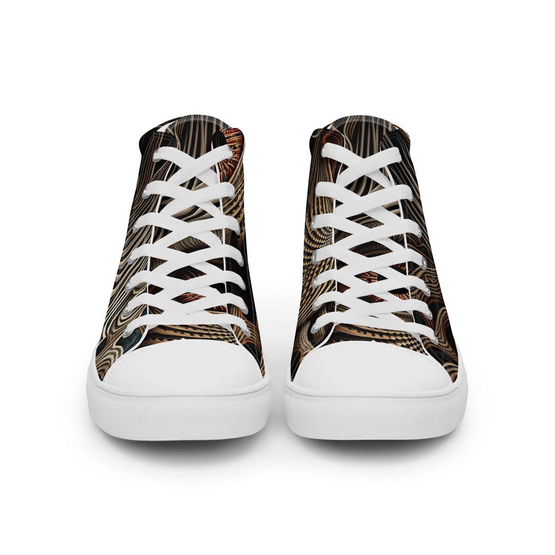 Men’s high top canvas shoes