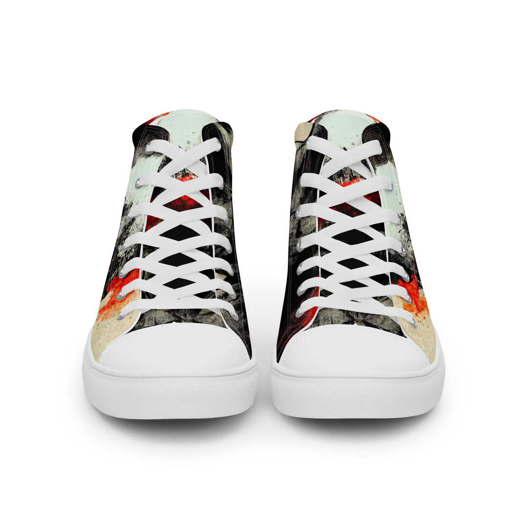 Men’s high top canvas shoes