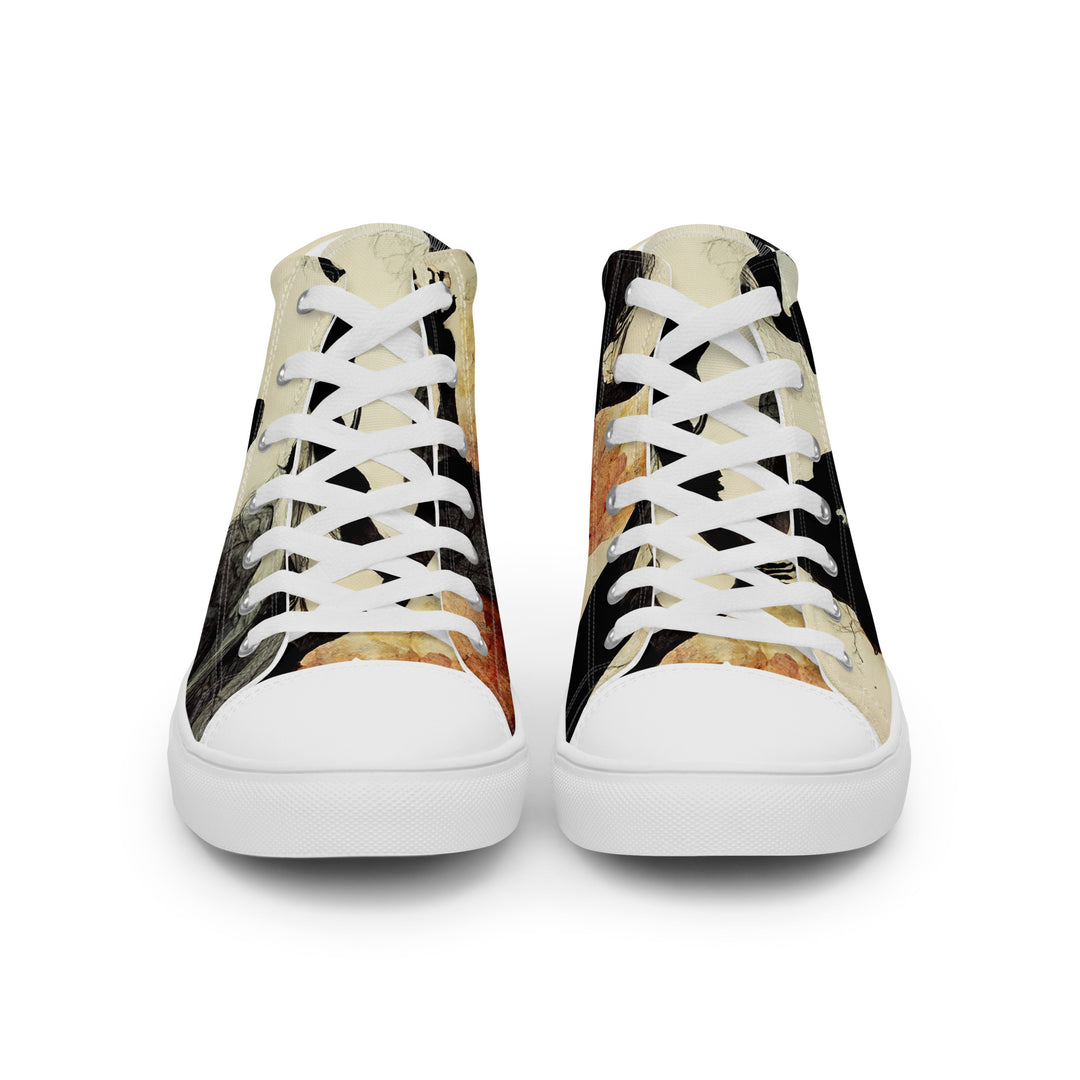 Men’s high top canvas shoes