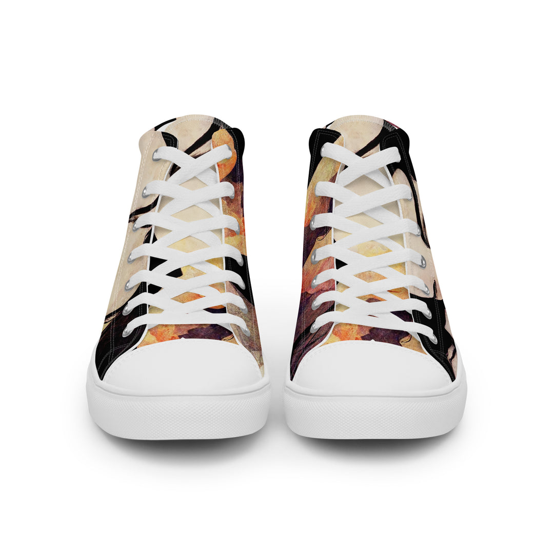 Men’s high top canvas shoes