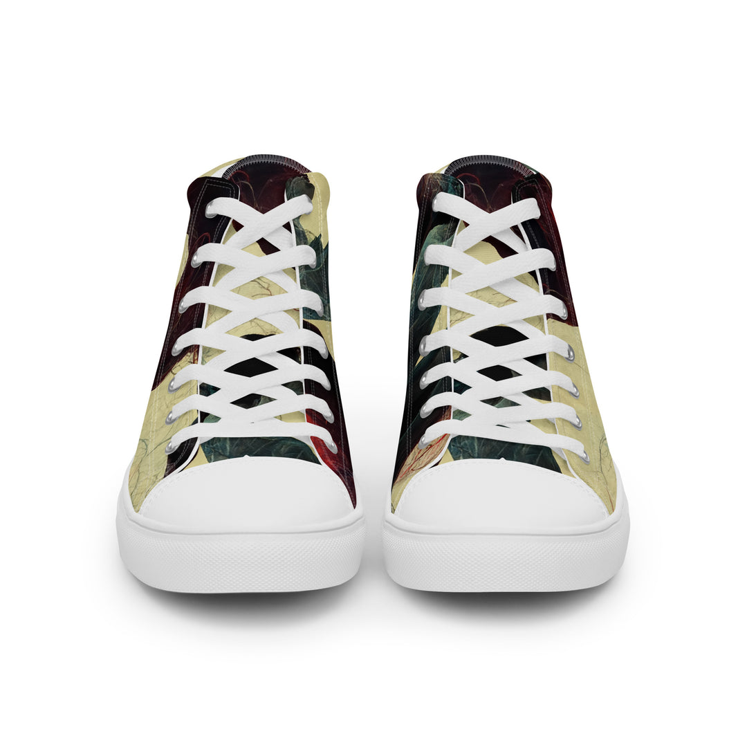 Men’s high top canvas shoes