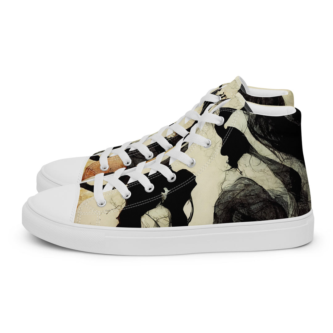 Men’s high top canvas shoes