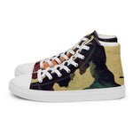 Load image into Gallery viewer, Men’s high top canvas shoes
