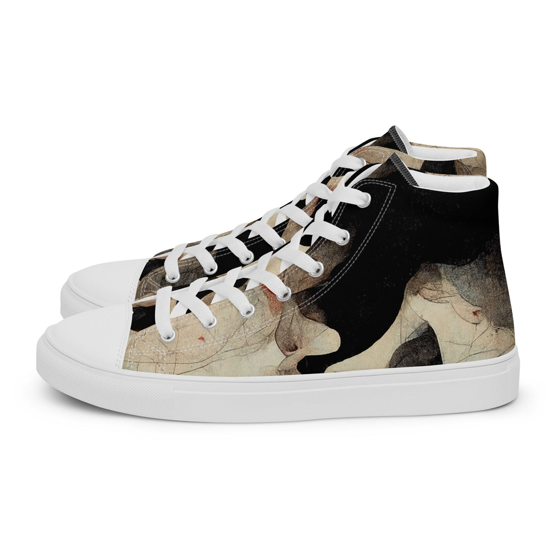 Men’s high top canvas shoes