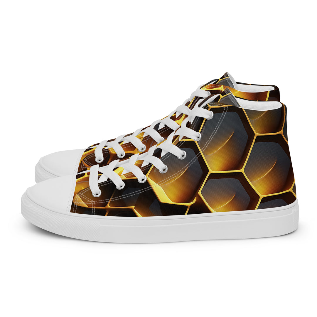 Men’s high top canvas shoes