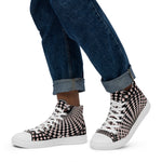 Load image into Gallery viewer, Men’s high top canvas shoes
