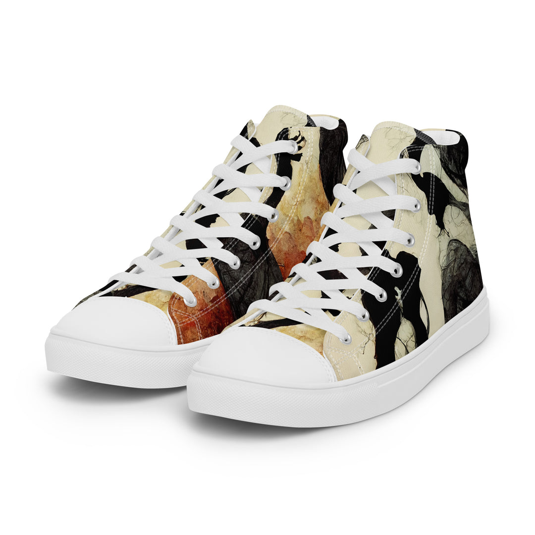 Men’s high top canvas shoes