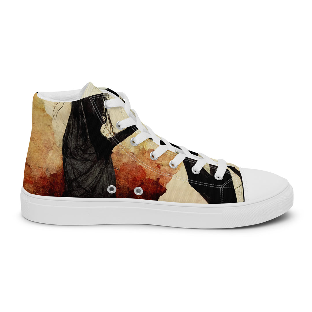 Men’s high top canvas shoes