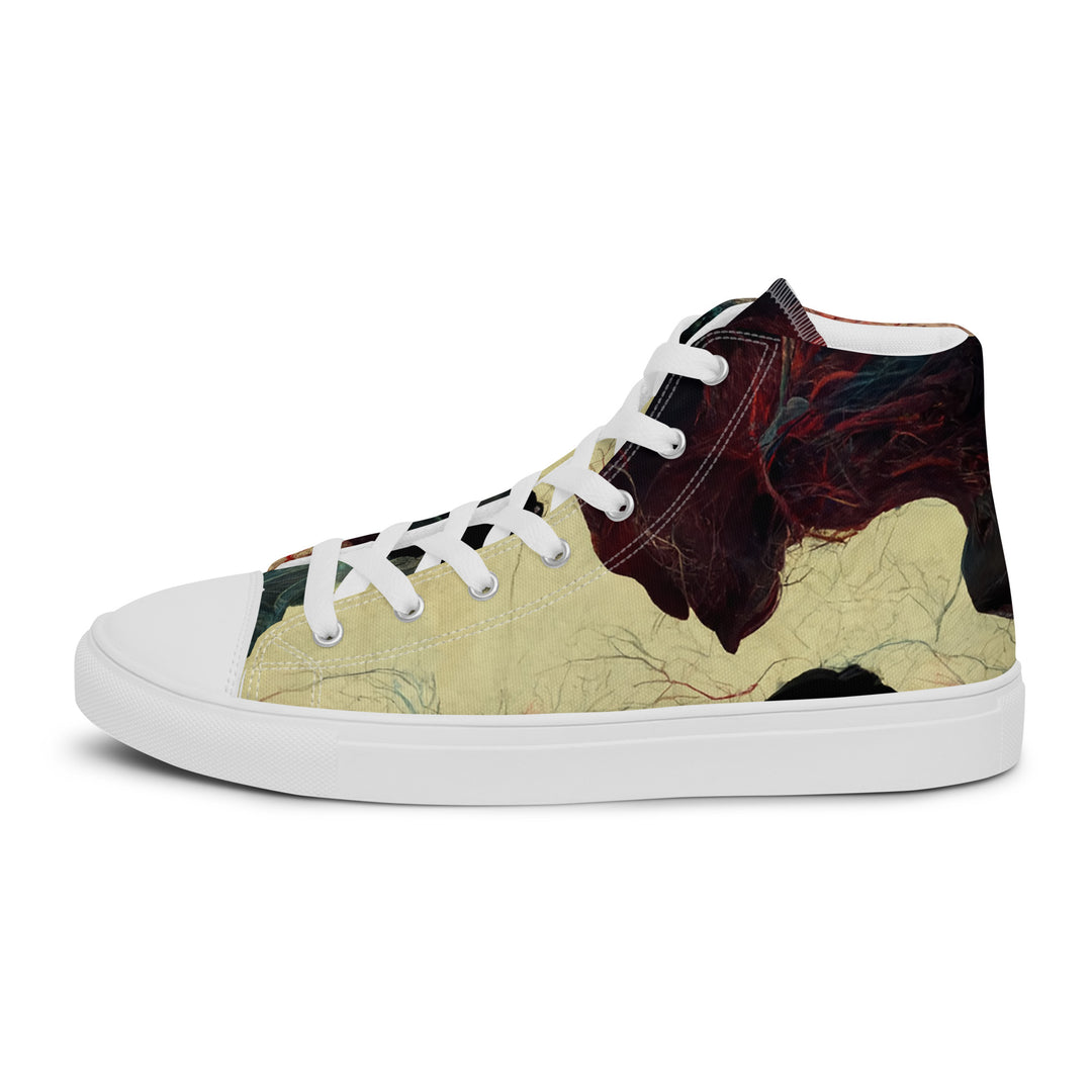 Men’s high top canvas shoes