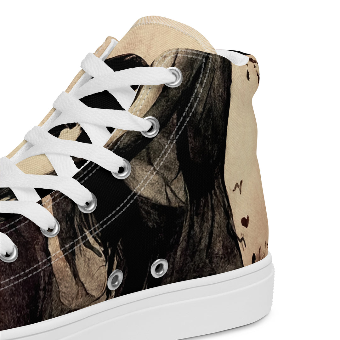 Men’s high top canvas shoes