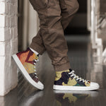 Load image into Gallery viewer, Men’s high top canvas shoes
