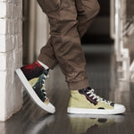 Load image into Gallery viewer, Men’s high top canvas shoes
