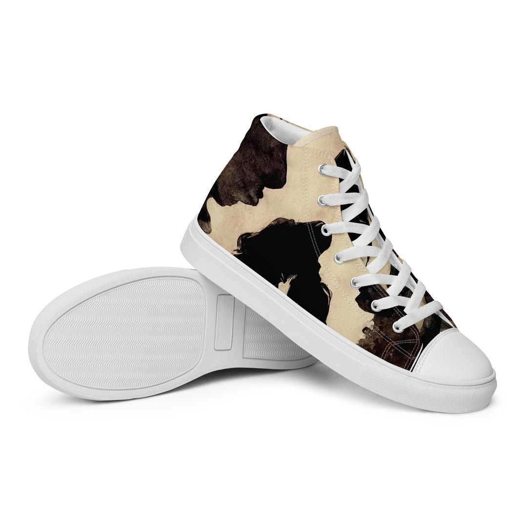 Men’s high top canvas shoes