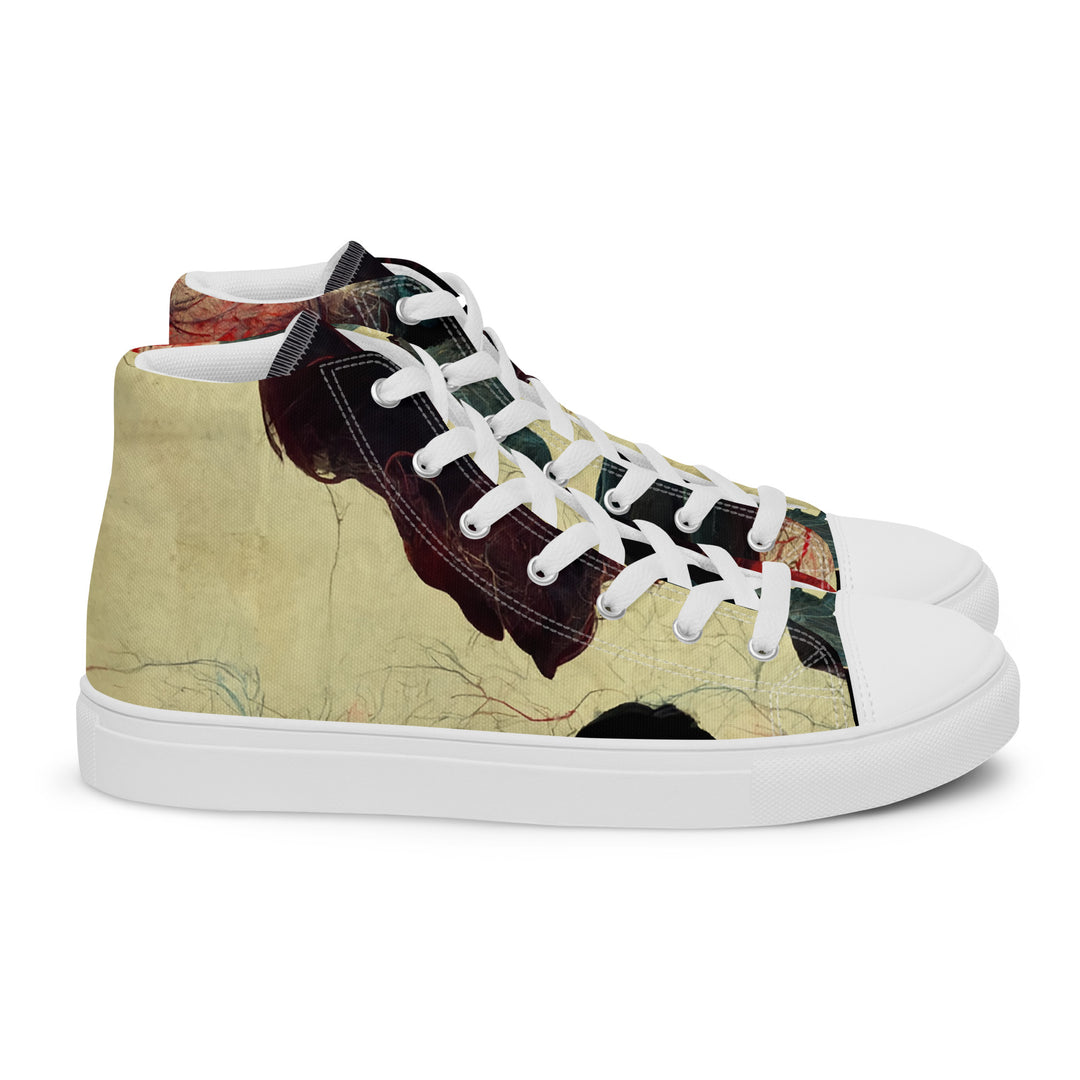 Men’s high top canvas shoes